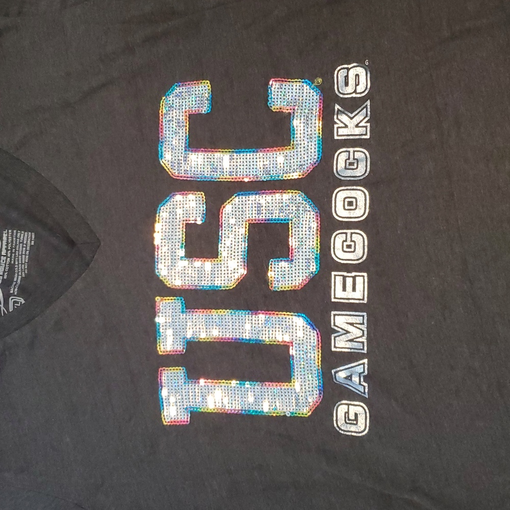 Pressbox USC Gamecocks Sequin T-Shirt - Picture 2 of 7